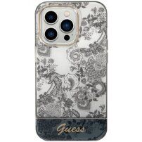 Guess Toile De Jouy pokrowiec dla iPhone 14 Pro Max - szary