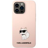 Karl Lagerfeld Choupette NFT silikonowy pokrowiec dla iPhone 13 Pro Max - różowy