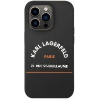 Karl Lagerfeld Rue St. Guillaume pokrowiec dla iPhone 14 Pro Max - czarny