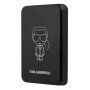 Karl Lagerfeld MagSafe bezprzewodowy powerbank z portem USB-C - 3 000 mAh - czarna