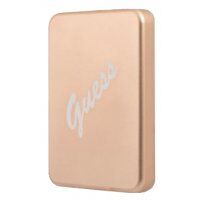 Guess Vintage MagSafe bezprzewodowy powerbank z portem USB-C - 3 000 mAh - złota