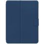 Pokrowiec ze skóry PU ze stojakiem i miejscem na Apple Pencil do iPad 10,2" (2019-2021) / Air 3 (2019) / Pro 10,5" - ciemnoniebieski