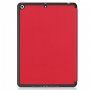 Pokrowiec ze skóry PU z miejscem na Apple Pencil i funkcją usypiania dla iPad 10,2" (2019-2021) - czerwony