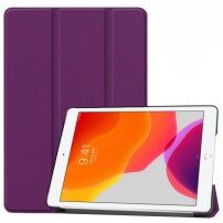 Pokrowiec ze skóry PU z funkcją usypiania dla iPad 10,2" (2019-2021) - fioletowe