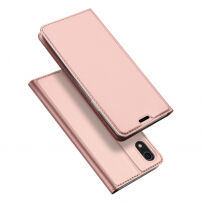 DUX DUCIS futerał flip dla iPhone XR - różowo-złoty