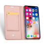 DUX DUCIS futerał flip dla iPhone XR - różowo-złoty