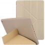 Pokrowiec ze origami stojakiem do iPad 10,2" (2019-2021) - złoty