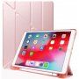 Pokrowiec ze origami stojakiem i miejscem na Apple Pencil dla iPad 10,2" (2019-2021) / Air 3 (2019) / Pro 10,5" - różowo
