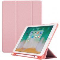 Pokrowiec flip z funkcją usypiania i miejscem na Apple Pencil dla iPad 10,2" (2019-2021) / Air 3 (2019) / Pro 10,5" - różowo