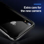 BASEUS Armor etui przezroczyste z ramką dla iPhone XR - czarne