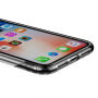 BASEUS Armor etui przezroczyste z ramką dla iPhone XR - czarne