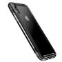 BASEUS Armor etui przezroczyste z ramką dla iPhone XR - czarne