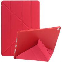 Pokrowiec ze origami stojakiem do iPad Air 3 (2019) / Pro 10,5" - czerwony