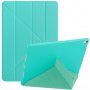 Pokrowiec ze origami stojakiem do iPad Air 3 (2019) / Pro 10,5" - turkus