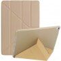 Pokrowiec ze origami stojakiem do iPad Air 3 (2019) / Pro 10,5" - złoty