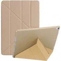 Pokrowiec ze origami stojakiem do iPad Air 3 (2019) / Pro 10,5" - złoty