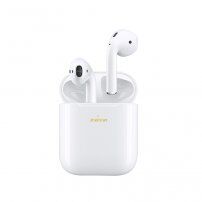 Bezprzewodowe słuchawki JOYROOM JR-T03S Air z bezprzewodowym ładowaniem dla urządzeń Apple - biała