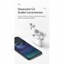 JOYROOM JR-T03S Pro słuchawki bezprzewodowe do ładowania bezprzewodowego dla urządzeń Apple - biała