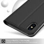 Pokrowiec flip ze stojakiem dla iPhone XS Max - czarny