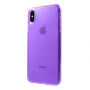 Etui z miękkiego plastiku dla iPhone XS Max - fioletowe