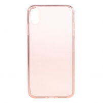 Etui z miękkiego plastiku dla iPhone XS Max - różowe