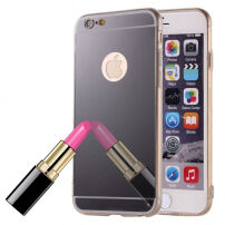 Lustrzane etui ochronne dla iPhone 6 / 6S - czarne
