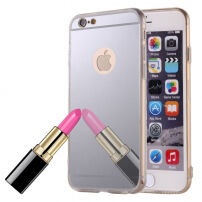 Lustrzane etui ochronne dla iPhone 6 / 6S - srebrne