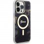 Guess Marble IML pokrowiec z MagSafe dla iPhone 14 Pro Max - czarny