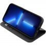 Karl Lagerfeld Saffiano Monogram flip pokrowiec dla iPhone 14 - czarne