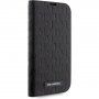 Karl Lagerfeld Saffiano Monogram flip pokrowiec dla iPhone 14 Pro Max - czarne