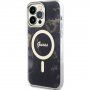 Guess Marble IML pokrowiec z MagSafe dla iPhone 13 Pro Max - czarny