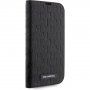 Karl Lagerfeld Saffiano Monogram flip pokrowiec dla iPhone 13 Pro Max - czarne