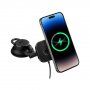 Spigen ITS35W-3 OneTap 3 Pro Uchwyt samochodowy z obsługą MagSafe i bezprzewodowym ładowaniem dla iPhone - czarny