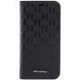 Karl Lagerfeld Saffiano Monogram flip pokrowiec dla iPhone 13 - czarne