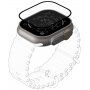 UAG Glass Shield Plus szkło hartowane dla Apple Watch Ultra 49 mm