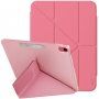 Etui UNIQ Camden ze stojakiem origami dla iPad 10,9" (2022) / 11" (2025) - różowe