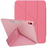 Etui UNIQ Camden ze stojakiem origami dla iPad 10,9" (2022) / 11" (2025) - różowe