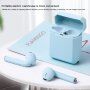 Bezprzewodowe słuchawki bluetooth InPods 2 z etui ładującym dla urządzeń Apple - biała