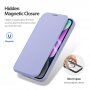Etui z klapką DUX DUCIS Skin X z MagSafe dla iPhone 14 - fioletowy
