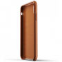 Mujjo Full Leather pokrowiec do iPhone XR - żółto-brązowy