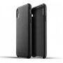 Mujjo Full Leather pokrowiec do iPhone XR - czarny