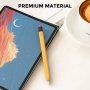 Silikonowe etui AhaStyle z gumką w kształcie ołówka dla Apple Pencil 1 generacji - żółte