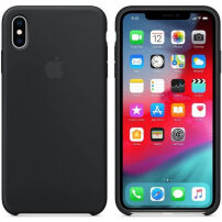 Oryginalne Apple etui silikonowe do iPhone XS Max - czarne