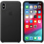 Oryginalny Apple pokrowiec skórzany do iPhone XS Max - czarny