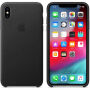 Oryginalny Apple pokrowiec skórzany do iPhone XS Max - czarny