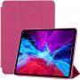 Pokrowiec ze stojakiem i funkcją usypiania dla iPad Pro 12,9" (2018-2022) - fuksjowy