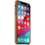 Oryginalny Apple pokrowiec skórzany do iPhone XS Max - brązowy