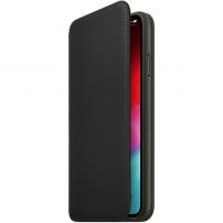 Oryginalny Apple Folio pokrowiec skórzany do iPhone XS Max - czarny