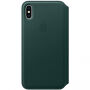 Oryginalny Apple Folio pokrowiec skórzany do iPhone XS Max - sosnowo-zielony