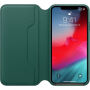 Oryginalny Apple Folio pokrowiec skórzany do iPhone XS Max - sosnowo-zielony